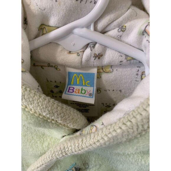 McBaby Infant Baby Size 0 3 Months mint Green Vintage Bunting Coat Jacket Snap U - Picture 2 of 6